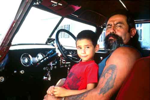 Nick and Antonio Gallegos, 1951 Chevy Bel Air, Española, New Mexico